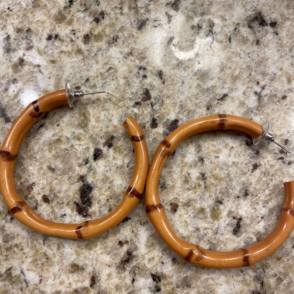 Bamboo earrings